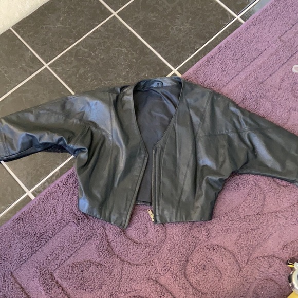 Vintage Bolero Leather Jacket - Picture 10 of 14